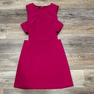 NWOT! bebe Fusha Mini Dress with Cutouts!